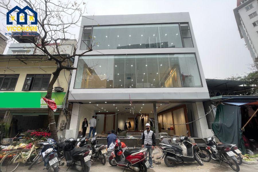 Thiết kế thi công nhà khung thép 3 tầng kinh doanh - TKP0091