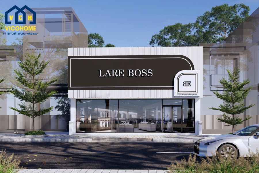 Thiết kế cửa hàng thời trang - Lareboss - Long Biên - TKP0084