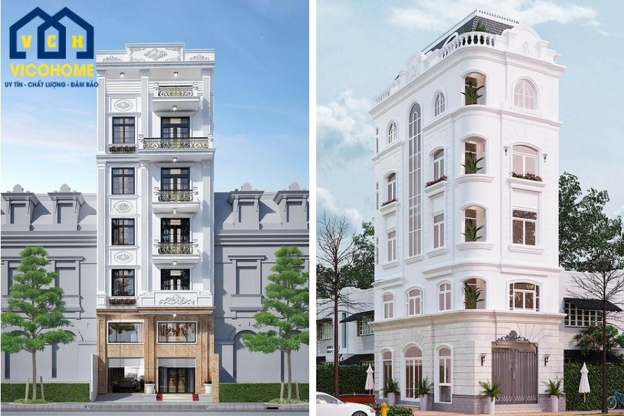 mẫu thiết kế nhà ống mặt tiền 7m