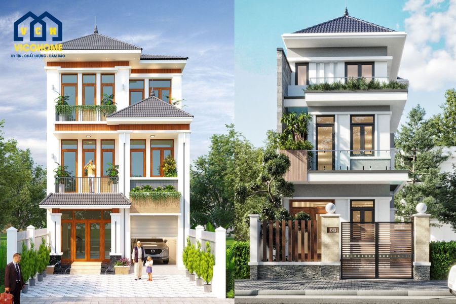 nhà mái nhật ngang 7m