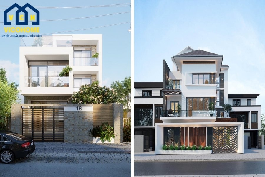 nhà mặt tiền 7m đẹp