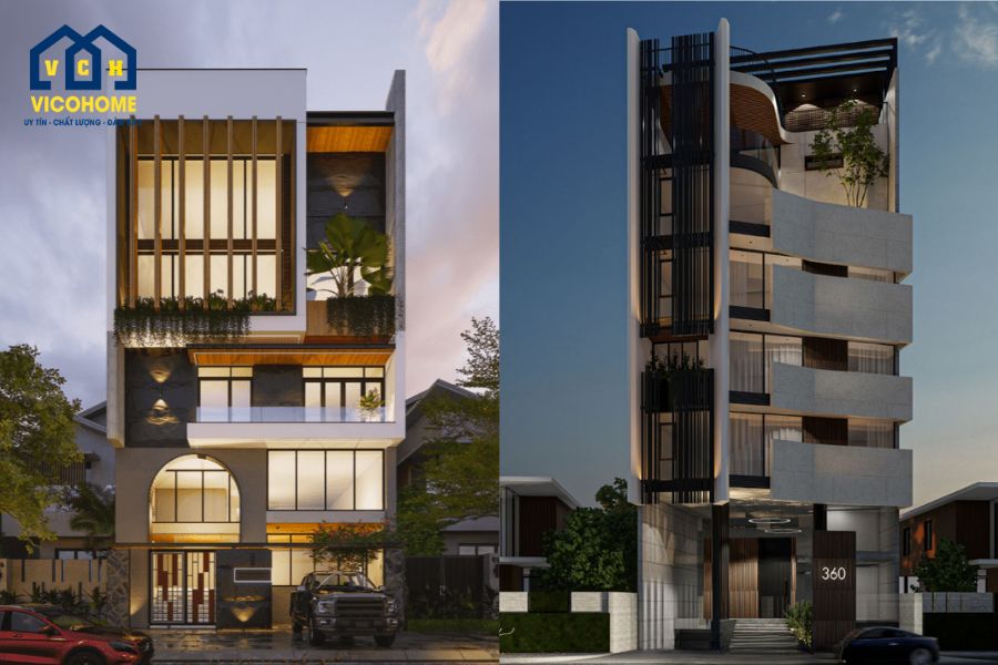 nhà phố mặt tiền 7m kinh doanh