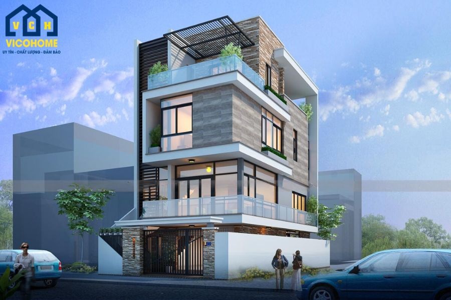 nhà phố mặt tiền 7m