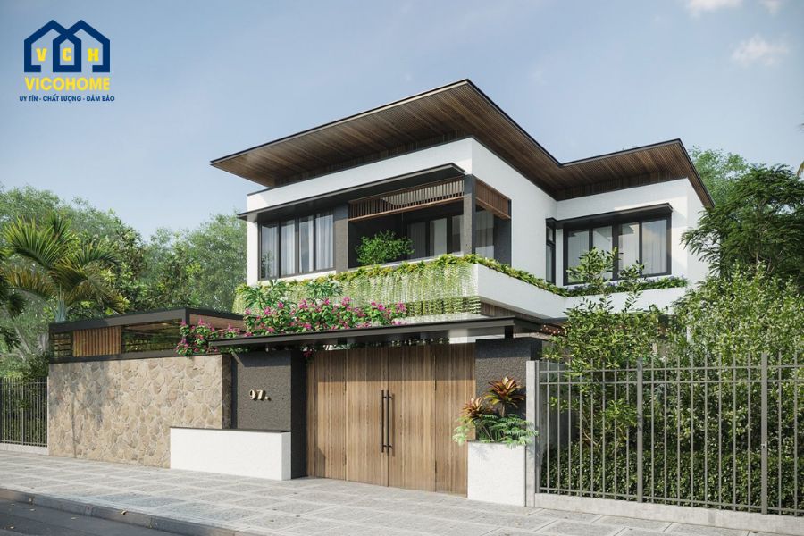 thiết kế nhà ngang 10m sâu 4m