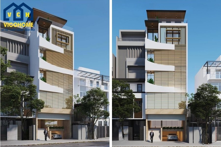 thiết kế nhà ngang 7m dài 20m