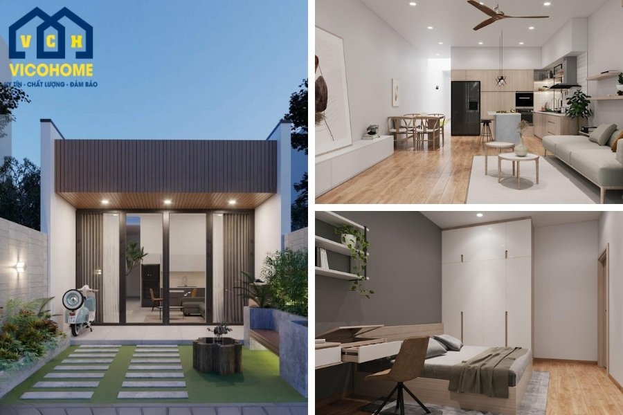 nhà cấp 4 40m2