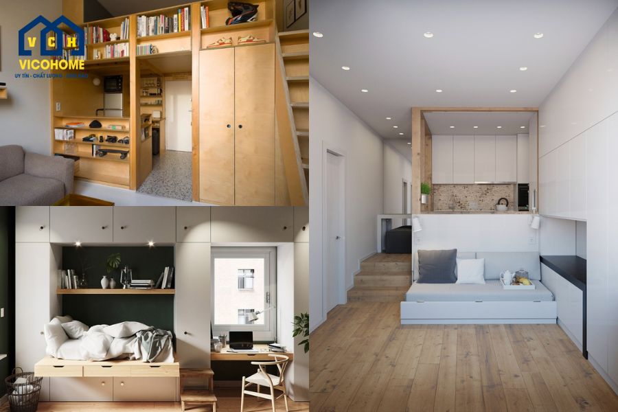 nội thất nhà 40m2