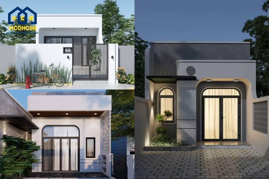 thiết kế nhà 40m2 1 tầng