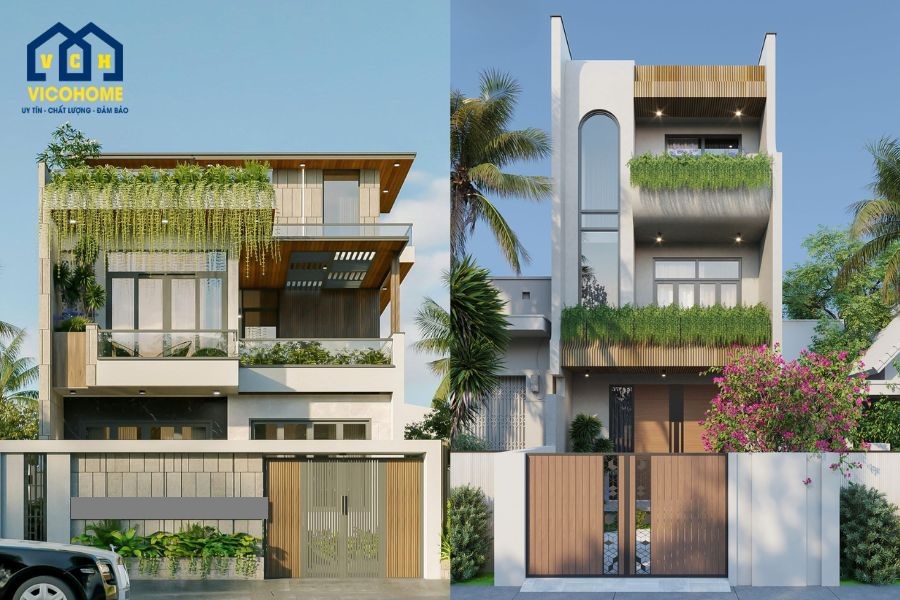 mặt tiền nhà 6m đẹp