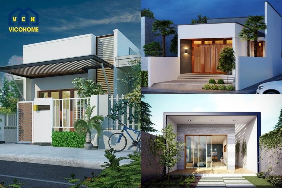 nhà 1 tầng mặt tiền 6m