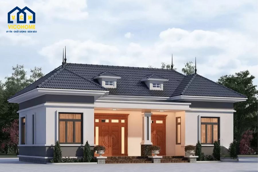 nhà mái nhật ngang 6m
