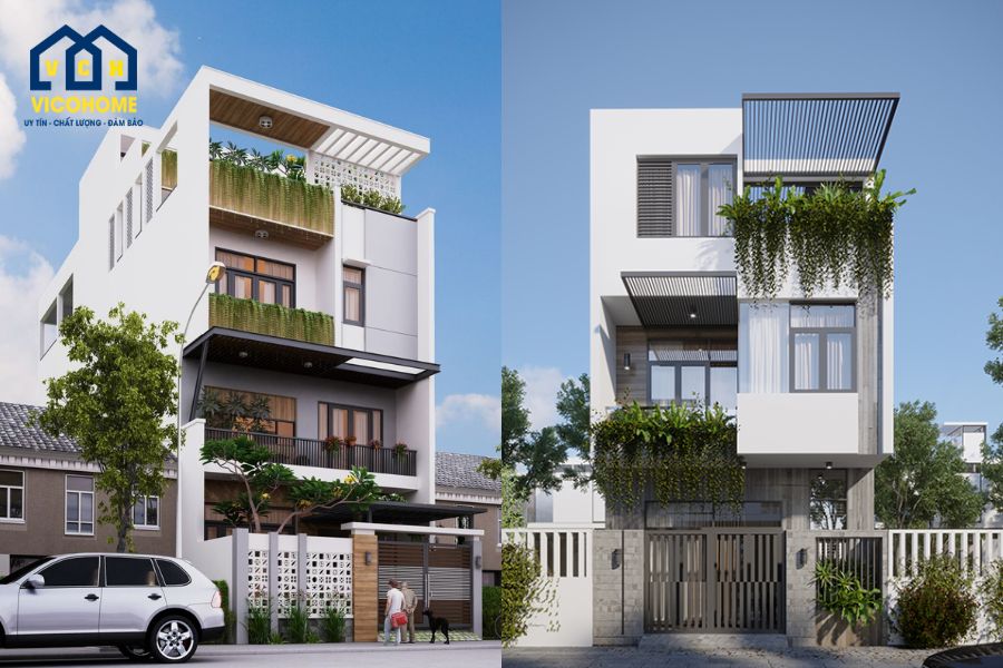 nhà mặt tiền 6m đẹp