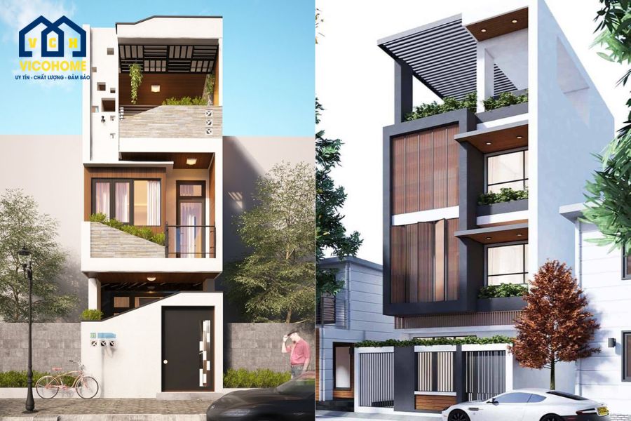 nhà ống mặt tiền 6m
