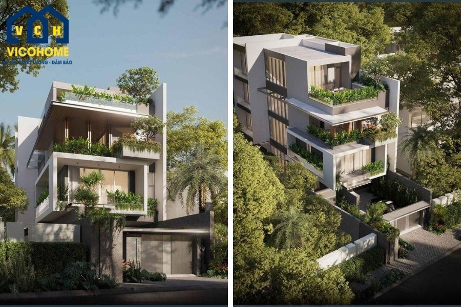 thiết kế nhà mặt tiền 6m