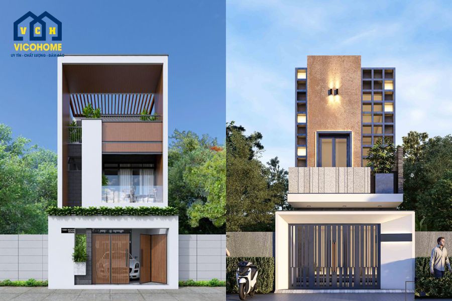 thiết kế nhà ngang 6m dài 20m