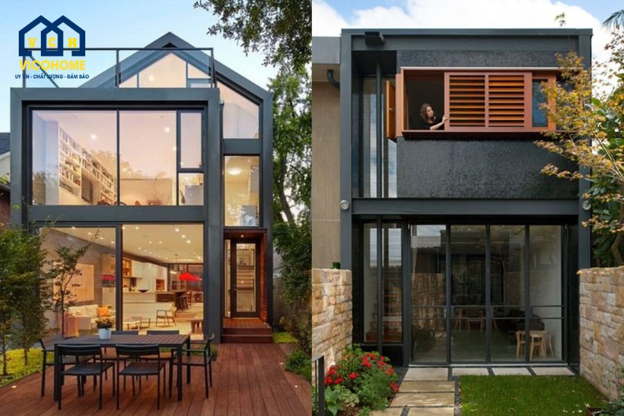 nhà lắp ghép 2 tầng 5x10