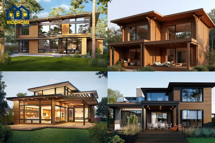 22+ Mẫu nhà lắp ghép 2 tầng đẹp, hiện đại và tiết kiệm chi phí 2025