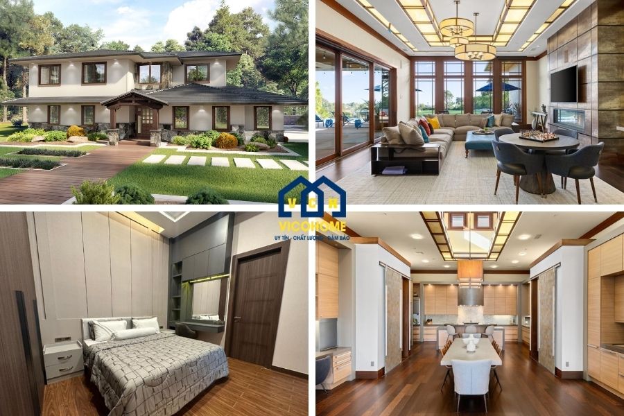 cải tạo biệt thự cũ phong cách á đông