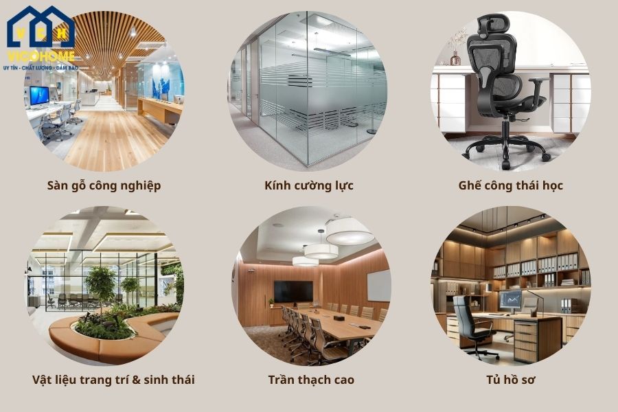 vật liệu cải tạo văn phòng