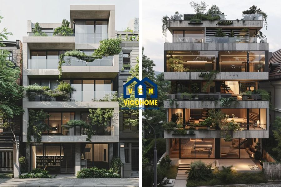 giá nhà khung thép 5 tầng