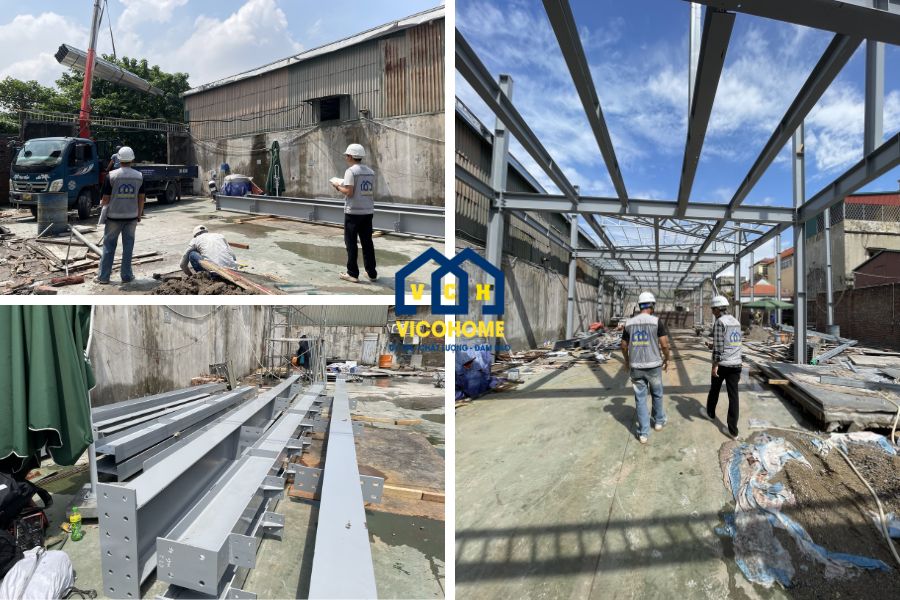 xây nhà tiền chế 5 tầng