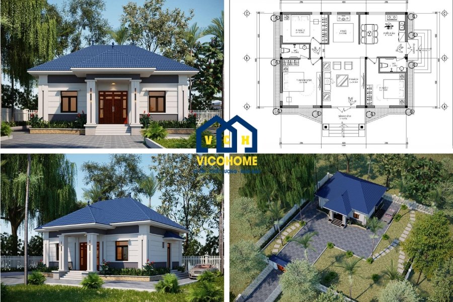 10+ bản vẽ thiết kế nhà cấp 4 đẹp, tối ưu chi phí nhất 2026