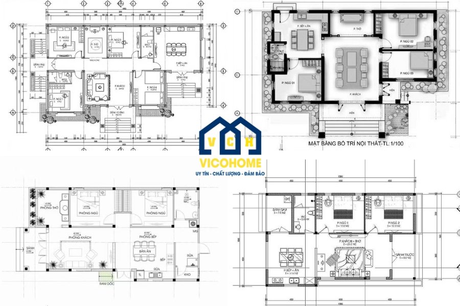 10+ bản vẽ thiết kế nhà cấp 4 đẹp, tối ưu chi phí nhất 2026