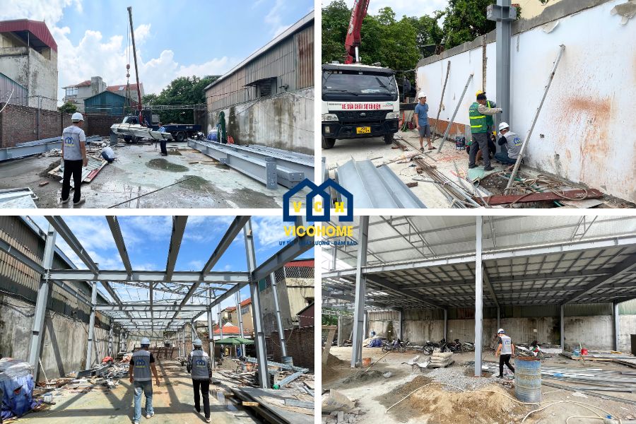 Kết cấu nhà khung thép: Cấu tạo & Tiêu chuẩn chịu lực 2026