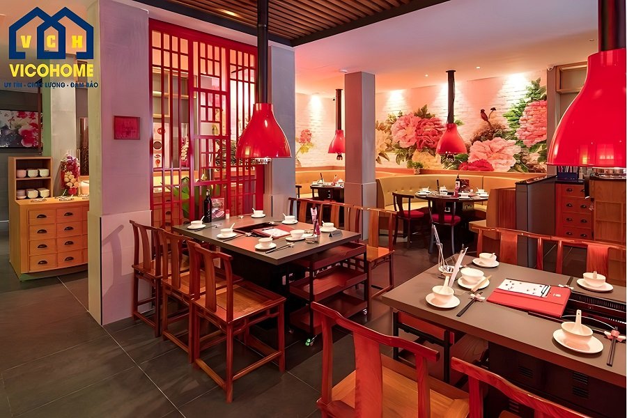 Nhà hàng dimsum mang phong cách Trung Hoa