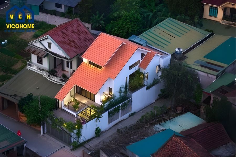 biệt thự nở hậu