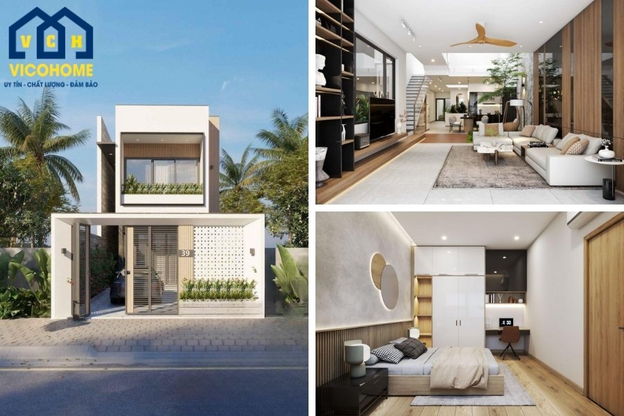 chiều cao tiêu chuẩn nhà 2 tầng