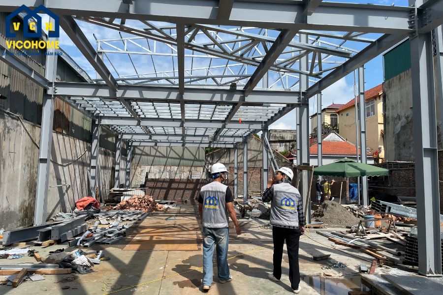giá thi công nhà khung thép
