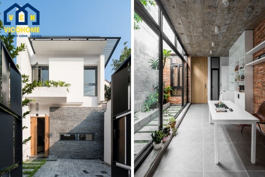 nhà 2 tầng cao bao nhiêu