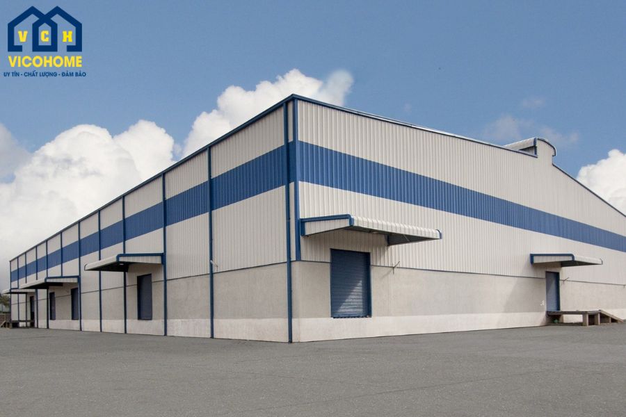 nhà xưởng khung thép