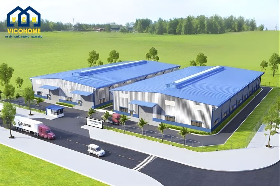 nhà xưởng thép tiền chế