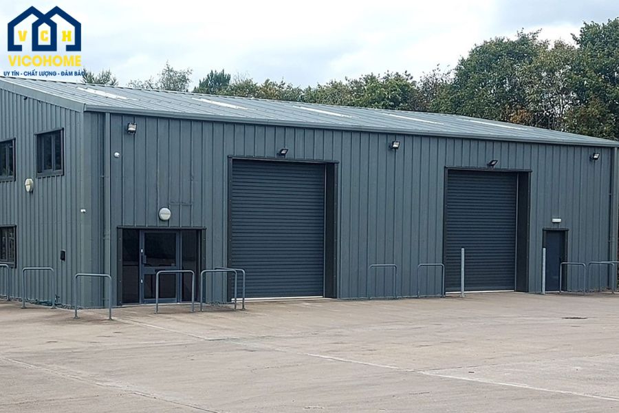 nhà xưởng tiền chế nhỏ