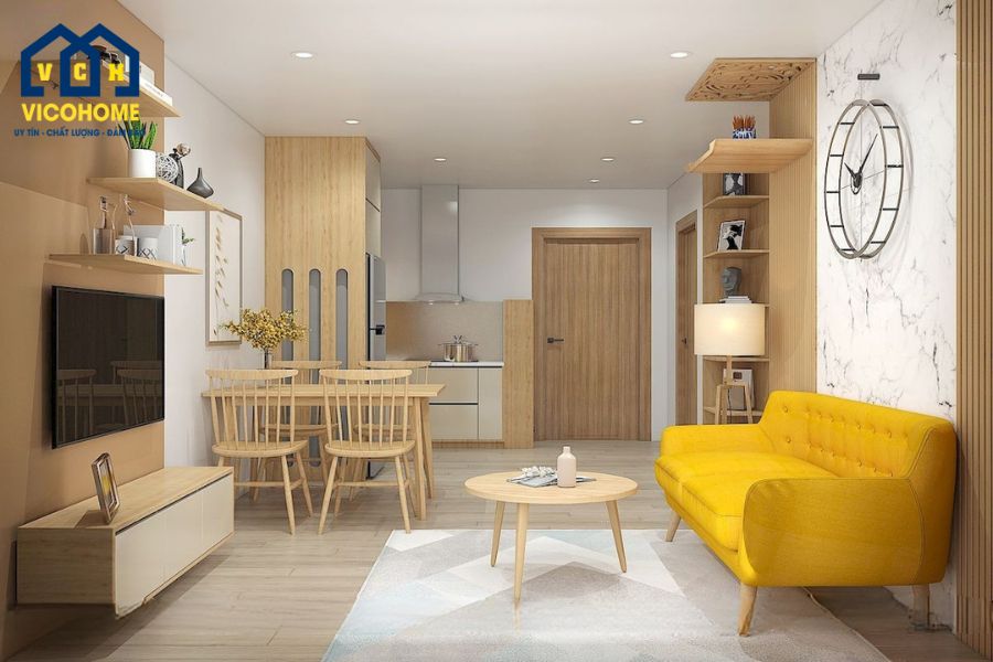 cải tạo căn hộ chung cư 45m2