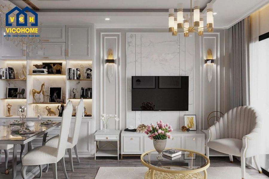 cải tạo căn hộ chung cư tân cổ điển