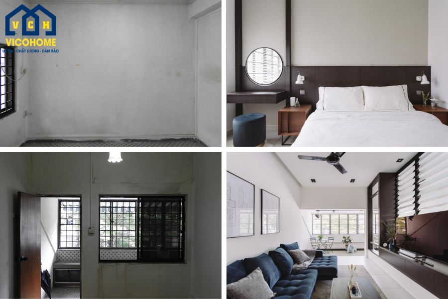 Cải tạo căn hộ chung cư cũ thành mới giúp tối ưu công năng & thẩm mỹ