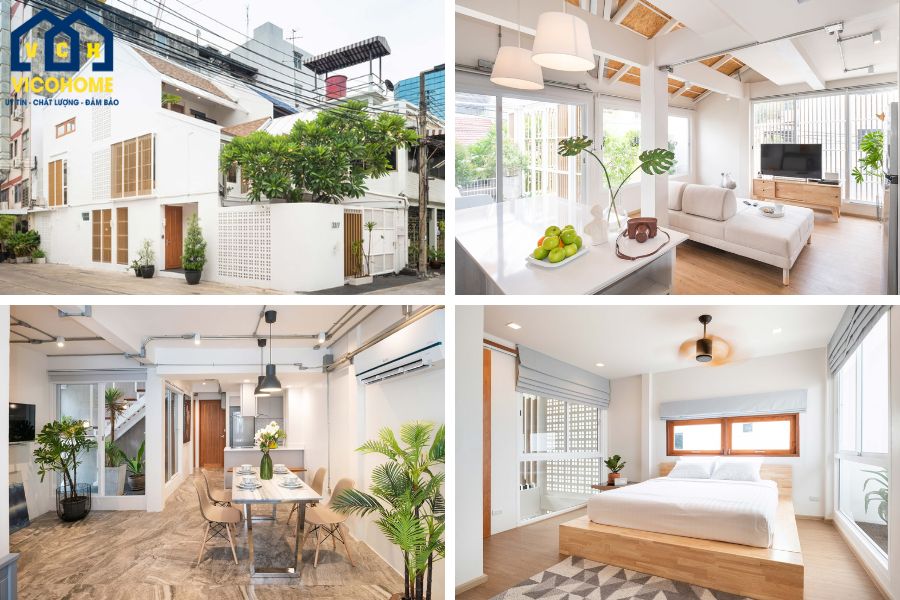 cải tạo nhà phố thành homestay