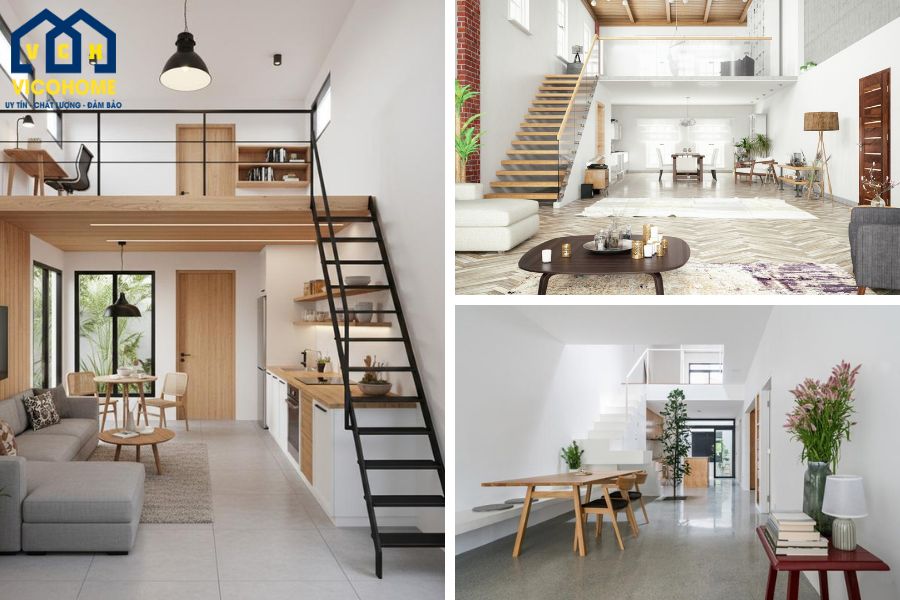 chiều cao gác lửng