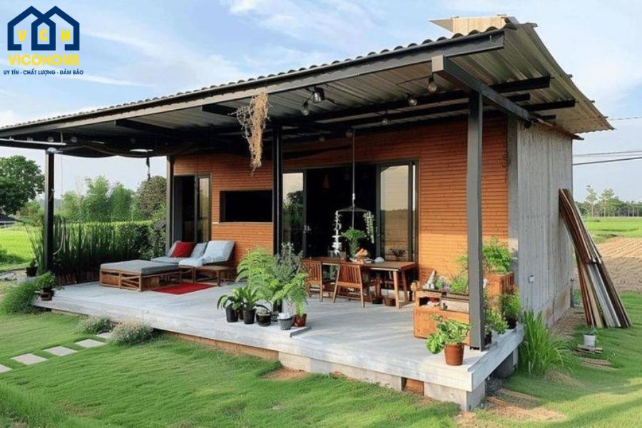 xây nhà tạm trên đất vườn