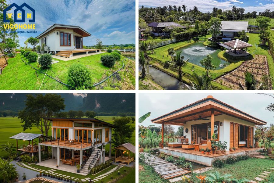 xây nhà trên đất vườn