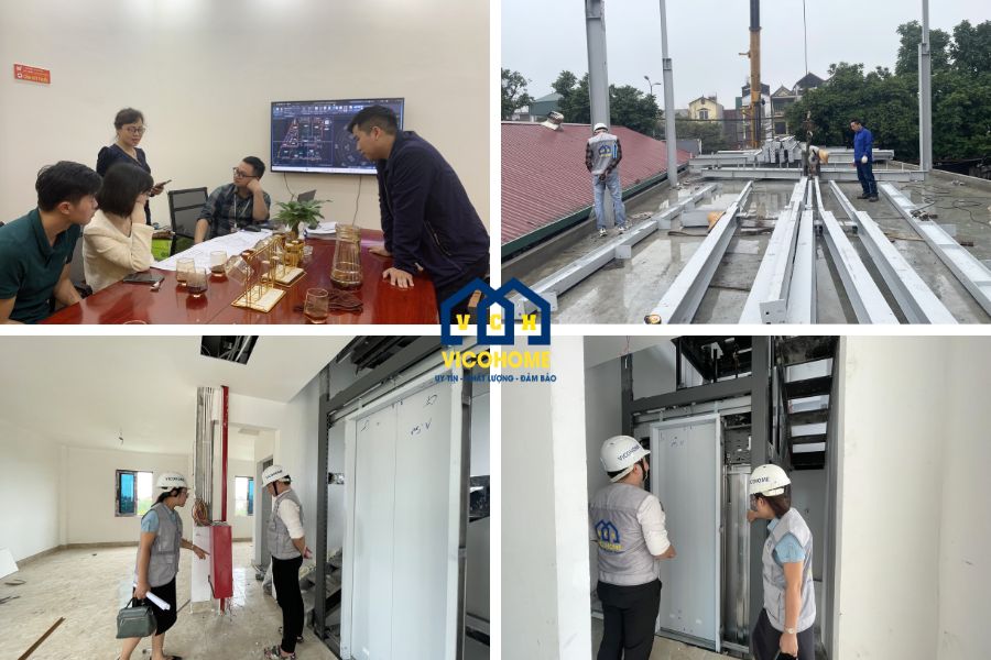 nhà thép tiền chế 2 tầng