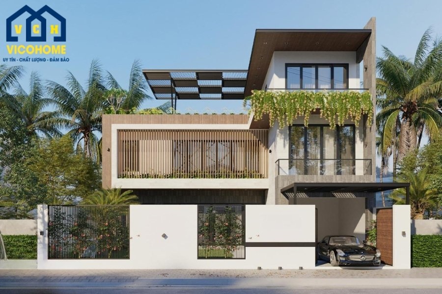 các mẫu nhà 2 tầng đẹp
