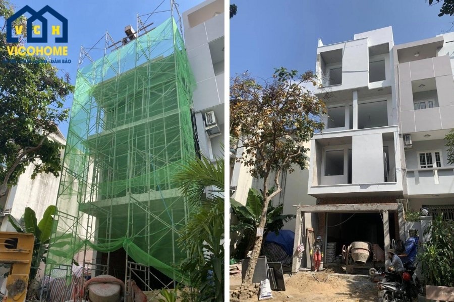 chi phí xây nhà 4 tầng