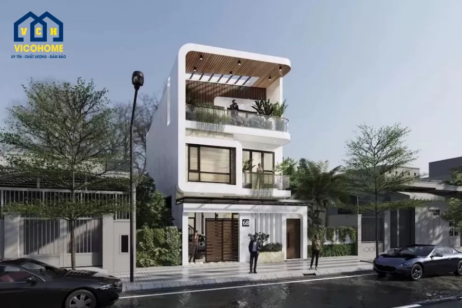 chiều cao nhà 3 tầng