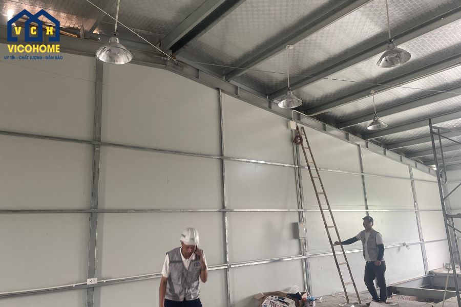 giá nhà khung thép 1 tầng
