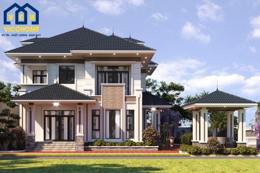 kiến trúc nhà mái nhật