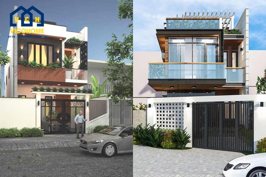 mẫu nhà 6x18m 2 tầng